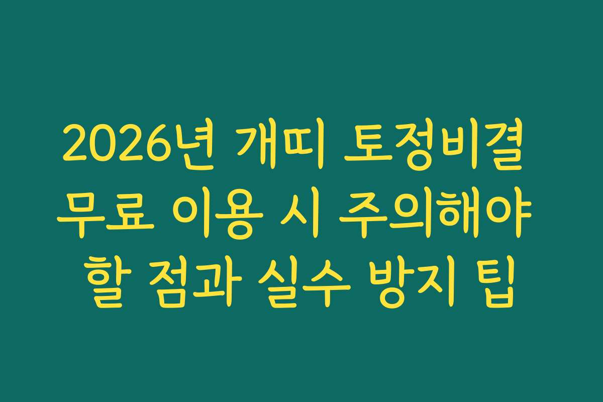 2026년 개띠 토정비결 무료 이용 시 주의해야 할 점과 실수 방지 팁