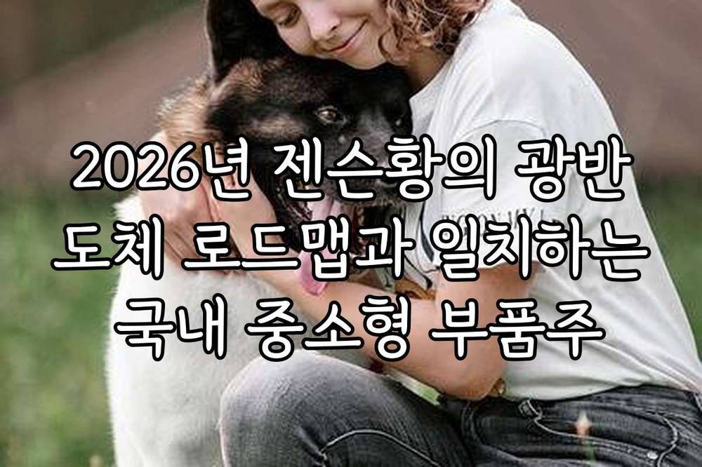 2026년 젠슨황의 광반도체 로드맵과 일치하는 국내 중소형 부품주