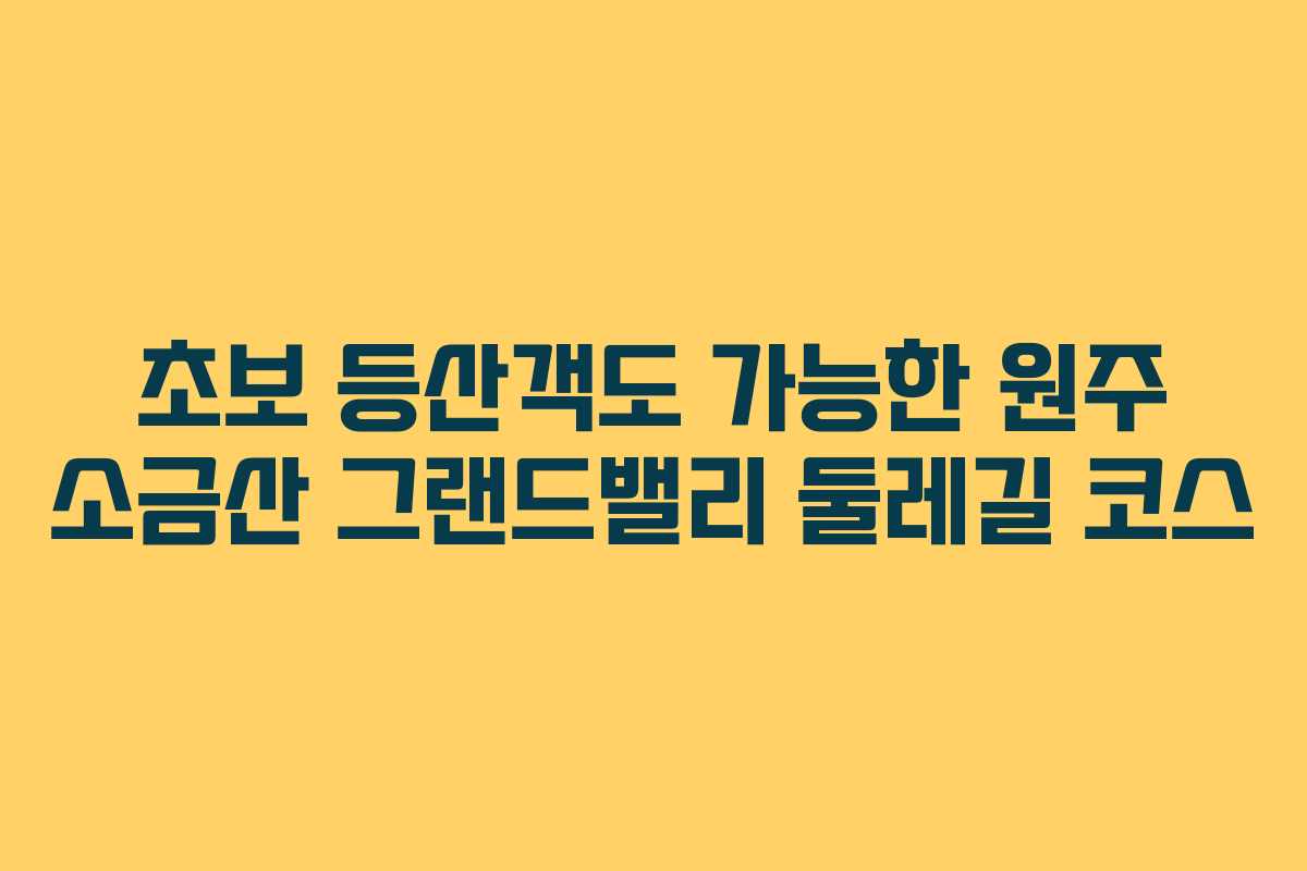 초보 등산객도 가능한 원주 소금산 그랜드밸리 둘레길 코스 초보 등산객도 가능한 원주 소금산 그랜드밸리 둘레길 코스